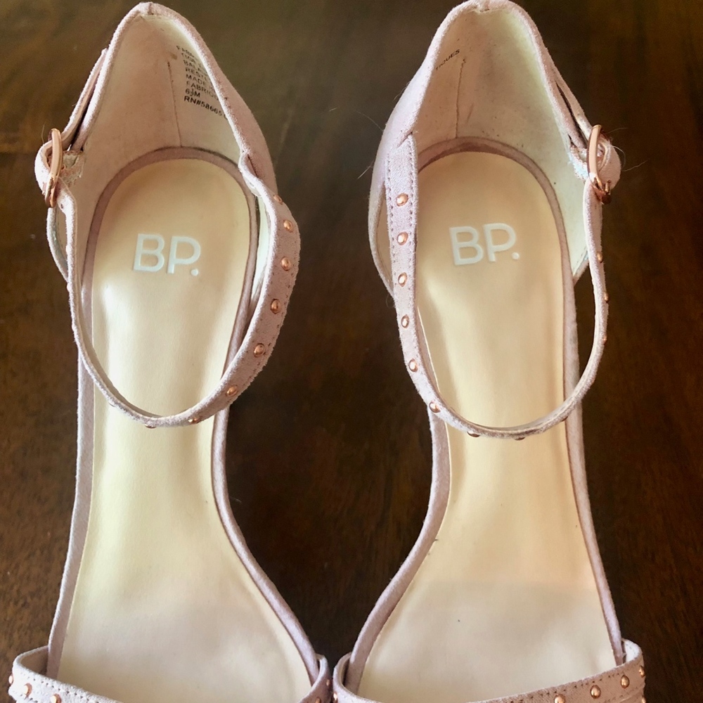 Blush Suede Sandals - Picture 6 of 6